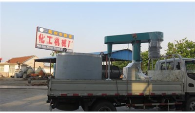 苏州30kw双轴液压变频升降分散机 2000L拉缸成功发货