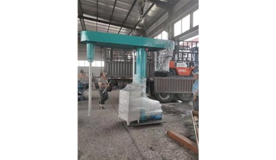 辽宁客户55kw液压变频升降分散机发货中