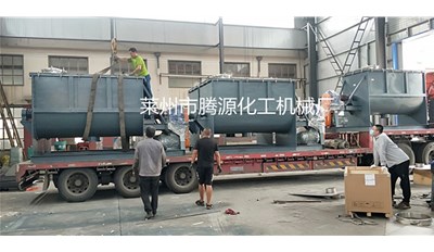 江苏4立方卧式螺带混合机第二批设备5台成功发货